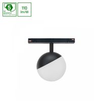 Oprawa LED GLOBE  kula na szynoprzewód 100x148mm 5W 165st czarna 5 lat gw. DALI system SHIFT | WLD+40000_DALI Wojnarowscy