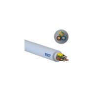 Przewód instalacyjny NYM-J 3x1,5 300/500V RAL 7035 SZPULA | 172160004S0500 Nkt