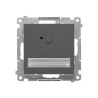 Oprawa oświetl LED 14V* z czujnikiem ruchu (0,78 W). Barwa zimna biała 5900K, Grafitowy mat Simon 55 | TOSC5K14.01/116 Kontakt Simon