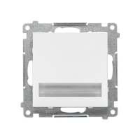 Oprawa oświetleniowa LED 230 V (0,93 W). Barwa ciepła biała 3100 K, Biały mat Simon 55 | TOS3K.01/111 Kontakt Simon
