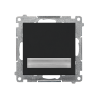 Oprawa oświetleniowa LED 230 V (0,93 W). Barwa ciepła biała 3100 K, Czarny mat Simon 55 | TOS3K.01/149 Kontakt Simon