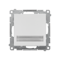 Oprawa oświetleniowa LED 230 V (0,9 W). Barwa neutralna 4200 K, Jasnoszary mat Simon 55 | TOS4K.01/114 Kontakt Simon