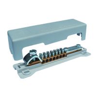 Szyna wyrównująca potencjał 1x50mm2, 7x25mm2, 30x4mm SWP2 | 84332002 Simet
