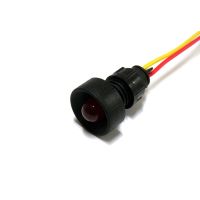 Lampka diodowa Klp 10R/12-24V czerwona, klosz fi 10mm | 84410001 Simet