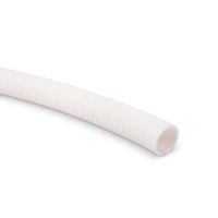 Rura giętka karbowana bezhalogenowa PP mod. RKLSHF 16/12 320N samogasnąca, mleczna (50m) | 10078 TT Plast