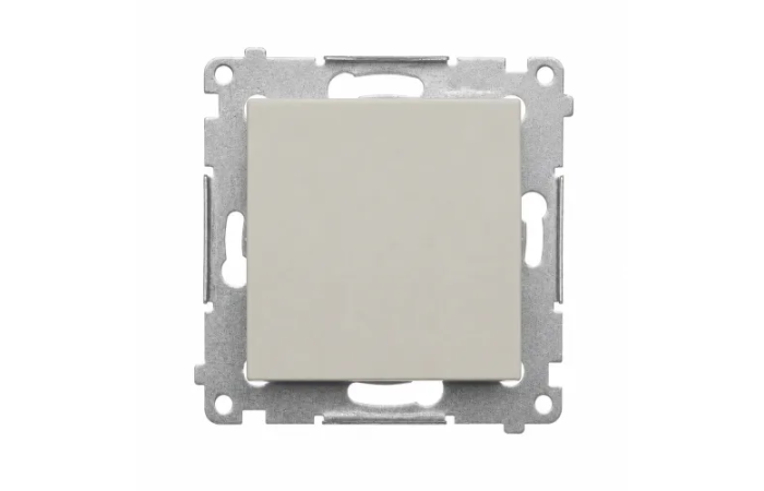 Łącznik jednobiegunowy (moduł) 10AX, 250V, szybkozłącza, kaszmirowy, DW1.01/42, Simon 54 | DW1.01/42 Kontakt Simon