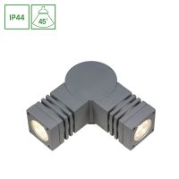Oprawa naścienna TORRE 230V 3,6W 2x1LED CREE 45st UP+SIDE IP44 CW | SLI003012CW Wojnarowscy