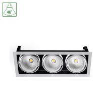 Oprawa downlight MODERN-DAY 3x1LED COB CITIZEN 40st 230V 3x27W IP20 WW + zasilacz | SLI015010WW_230V Wojnarowscy