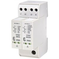 Ogranicznik przepięć, do instalacji mieszkaniowych, TT, ETITEC CM T23 275/20 3+1 RC, typ T2+T3 (C+D) | 002440657 Eti