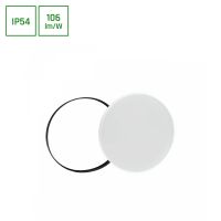Plafon LED z czujnikiem ruchu Nymphea Black&White Rings 32W 2250lm NW 4000K IP54 biały/czarny | SLI031036NW_PW_CZUJNIK Wojnarowscy