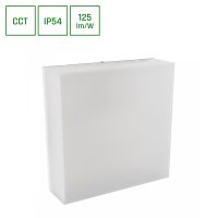 Oprawa na elewację SCATOLLO 20W 2000lm CCT 3000/4000/6000K 230V IP54 250x250x75mm biała kostka | SLI003038CCT_PW Wojnarowscy