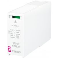 Moduł wymienny ogranicznika przepięć PV, MOD. M T12 PV 550/12,5 M, typ T1+T2 (B+C) | 002440519 Eti
