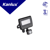 Naświetlacz LED z czujnikiem ruchu ANTEM LED 10W-NW-SE B 4000K 800lm IP44 czarny | 33205 Kanlux