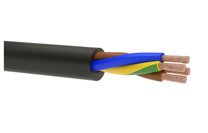 Przewód warsztatowy H05RR-F (OW) 3x1,5 żo 300/500V BĘBEN | 5907702812649-B EK Elektrokabel