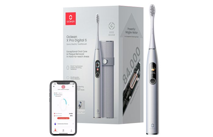 Szczoteczka soniczna OCLEAN X Pro Digital Srebrny | WEG-2016472 Produkty Marketingowe