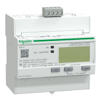 Licznik energii elektrycznej 1/3-fazowy 63A 100-277/173-480V kl.1 taryf cyfrowy mod iEM3155, Acti 9 | A9MEM3155 Schneider Electric