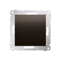 Przycisk pojedynczy zwierny bez piktogramu (moduł) 16AX, 250V, zaciski śrubowe, brąz mat DP1A.01/46 | DP1A.01/46 Kontakt Simon