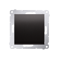 Przycisk pojedynczy rozwierny bez piktogramu, 10AX, szybkozłącza, antracyt DPR1.01/48 Simon 54 | DPR1.01/48 Kontakt Simon