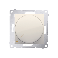 Ściemniacz obrotowy dwubiegunowy do LED ściemnialnych 230V (moduł) 5-215W, kremowy DS9L2.01/41 | DS9L2.01/41 Kontakt Simon