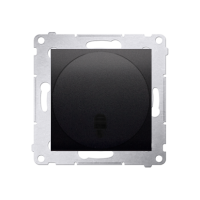 Ściemniacz naciskowy i zdalnie sterowany (moduł) 20–500 W, antracyt DS13T.01/48 Simon 54 | DS13T.01/48 Kontakt Simon