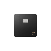 Klawisz z oczkiem i piktogramem "dzwonek"do mechanizmów serii 75, grafit 82015-38 Simon 82 | 82015-38 Kontakt Simon