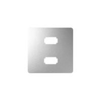 Pokrywa gniazda 2xUSB, aluminium 8201090-093 Simon 82 | 8201090-093 Kontakt Simon