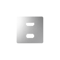 Pokrywa do gniazda USB+HDMI, aluminium 8201095-093 Simon 82 | 8201095-093 Kontakt Simon