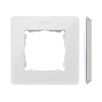 Ramka pojedyncza, biała, podstawa szara, Simon 82 Detail Original | 8200610-030 Kontakt Simon