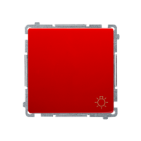 Przycisk światło 10AX, szybkozłącza czerwony BMS1.01/22 Simon Basic | BMS1.01/22 Kontakt Simon