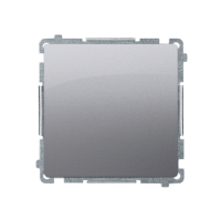 Przycisk pojedynczy rozwierny bez piktogramu (moduł) 10AX, 250V, zaciski śrubowe, stal inox | BMPR1.01/21 Kontakt Simon