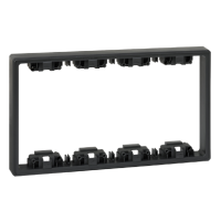 Element pogłębiający do obudów podtynkowych i natynkowych S500 4-modułowych, szary grafit | 51030904-038 Kontakt Simon