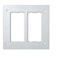 Ramka 2-modułowa do puszki SBM250, 4x K45, czysta biel Simon Connect | SBM202/9 Kontakt Simon