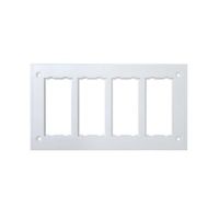 Ramka 4-modułowa do puszki SBM450, 8x K45, czysta biel Simon Connect | SBM402/9 Kontakt Simon