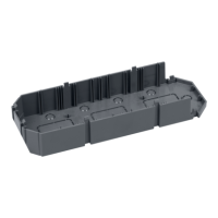 Dolna osłona ramki osprzętowej, szary, FBA450/1, Simon Connect | FBA450/1 Kontakt Simon