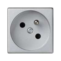 Gniazdo K45 z/u 16A/230V~szybkozłączki, aluminium | K22/8 Kontakt Simon