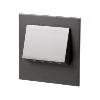 Oprawa LED NAVI z ramką PT 14V DC, czarna, biała ciepła TYP: 11-211-62 | LED11121162 Zamel