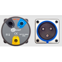 Adapter 3-pin do miernika AGT-32A gniazda bananowe | WAADAAGT32T Sonel
