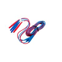 Przewód dwużyłowy (U1 I1) zak wtyki bananowe (3m) | WAPRZ003DZBBU1I1 Sonel