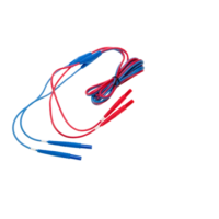 Przewód dwużyłowy (U2 I2) zak wtyki bananowe (3m) | WAPRZ003DZBBU2I2 Sonel