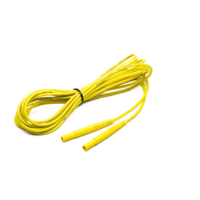 Przewód do miernika zakończony wtykami bananowymi,żółty (5m) | WAPRZ005YEBB Sonel