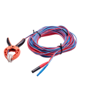 Przewód 10 m z krokodylkiem Kelvina | WAPRZ010DZBKEL Sonel