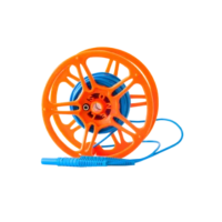 Przewód na szpuli zakończony wtykami bananowymi,niebieski (15m) | WAPRZ015BUBBSZ Sonel