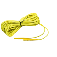 Przewód do miernika zakończony wtykami bananowymi, żółty (20m) | WAPRZ020YEBB Sonel