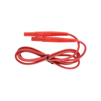 Przewód do miernika zakończony wtykami bananowymi,czerwony (1,2m) | WAPRZ1X2REBB Sonel