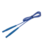 Przewód 1,2 m 1 kV ekranowany (wtyki bananowe) czarny | WAPRZ1X2BLBBE Sonel