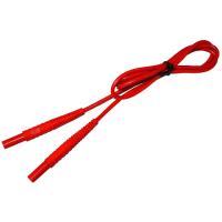 Przewód 1,2m czerwony 1 kV (2,5 mm2 /wtyki bananowe) | WAPRZ1X2REBB2X5 Sonel