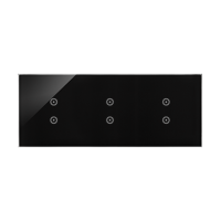 Panel dotykowy S54, 3 moduły, 2 pola dotyk.pion+2 pola dotyk.pion+2 pola dotyk.pion, zastygła lawa | DSTR3333/73 Kontakt Simon