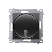 Dzwonek elektroniczny (moduł) 230V~, czarny mat, Simon 54 | DDS1.01/49 Kontakt Simon