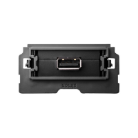 Gniazdo USB pojedyncze, 2.0, typ A żeńskie (mechanizm 1/2, bez ramki), zaciski śrubowe Simon 100 | 10000561-039 Kontakt Simon