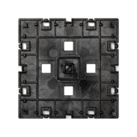 Podstawa do łacznika na baterie 1-krotna z taśmą klejącą biały Simon 100 | 10001910-039 Kontakt Simon